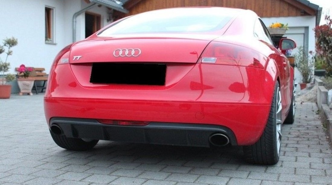 Prelungire fusta spoiler difuzor bara spate tuning sport AUDI TT 8J