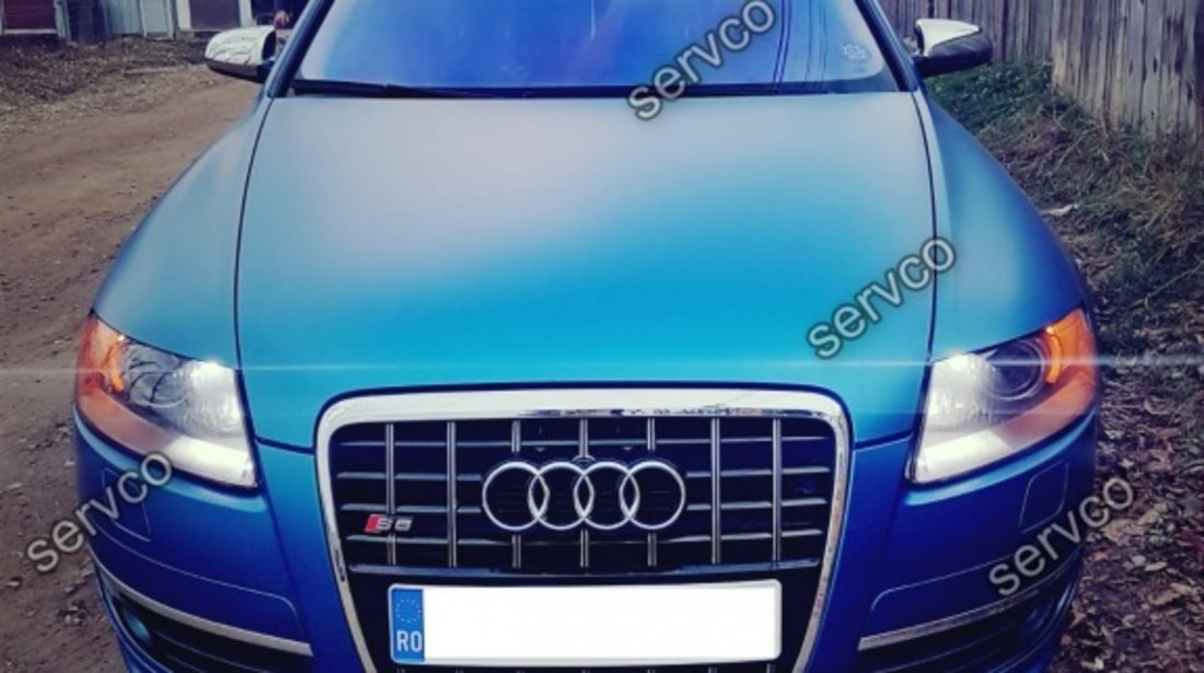 Prelungire fusta spoiler tuning sport bara fata Audi A6 C6 4F ABT Votex Sline S6 RS6 2004-2008 v2