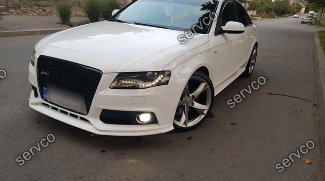 Prelungire fusta tuning sport bara fata Audi A4 B8 8K Sline RS4 S4 2008-2013 v1