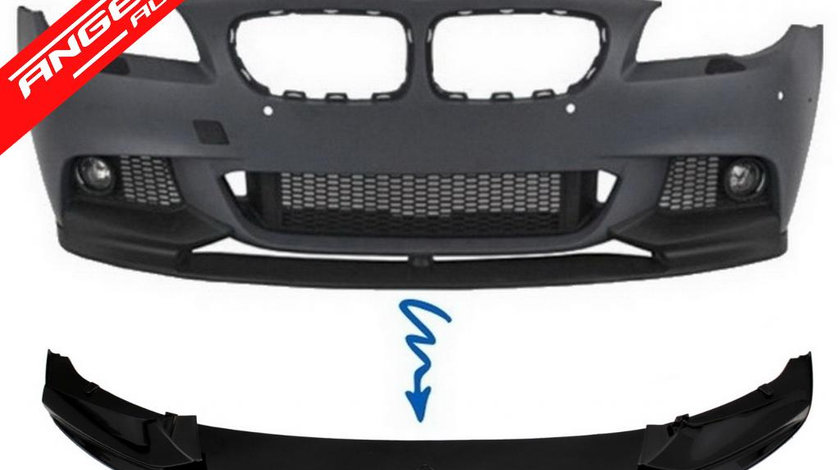 Prelungire LIP Bara Fata BMW Seria 5 F10 M-Performance Negru Lucios