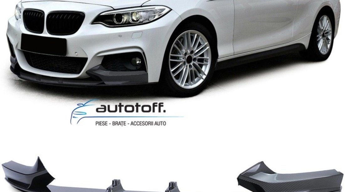 Prelungire lip BMW F22 F23 Seria 2 (2013+) Carbon Design