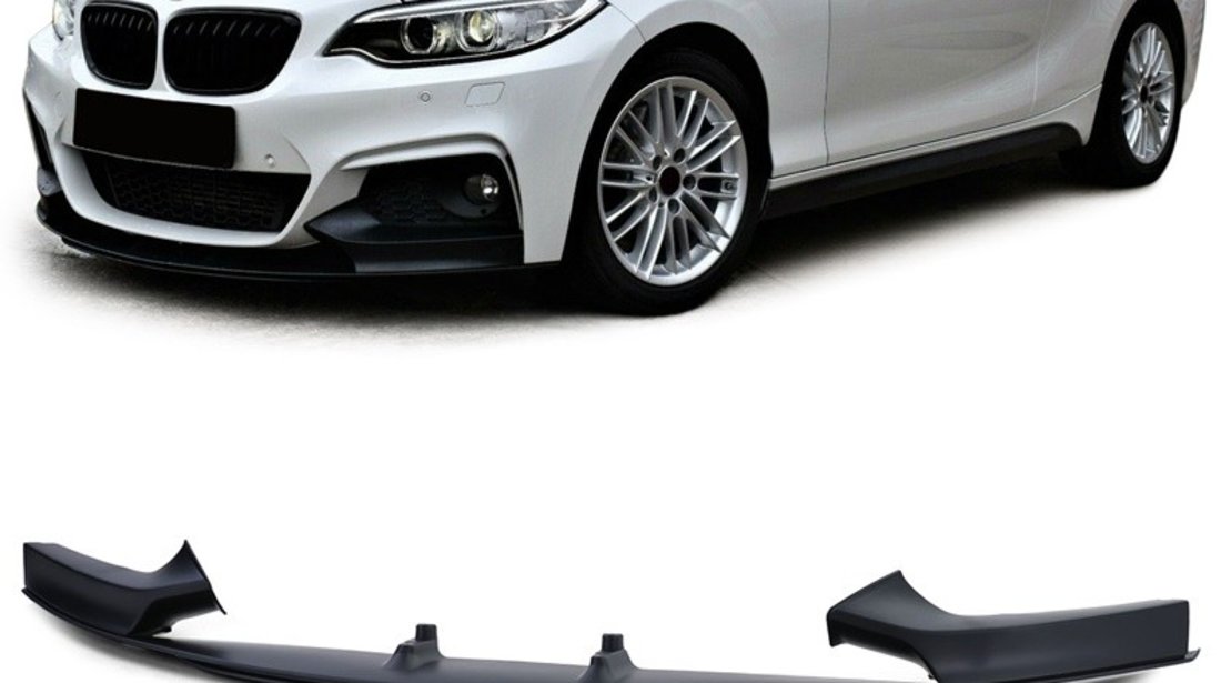 Prelungire Lip BMW F22 F23 Seria 2 (2013+) Design Black Matt