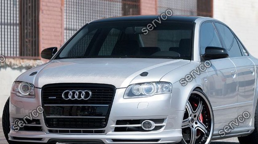Prelungire lip buza bara fata Audi A4 B7 8E 8H ABT 2005-2007 v3