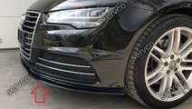 Prelungire lip buza bara fata Audi A7 4G8 Facelift...