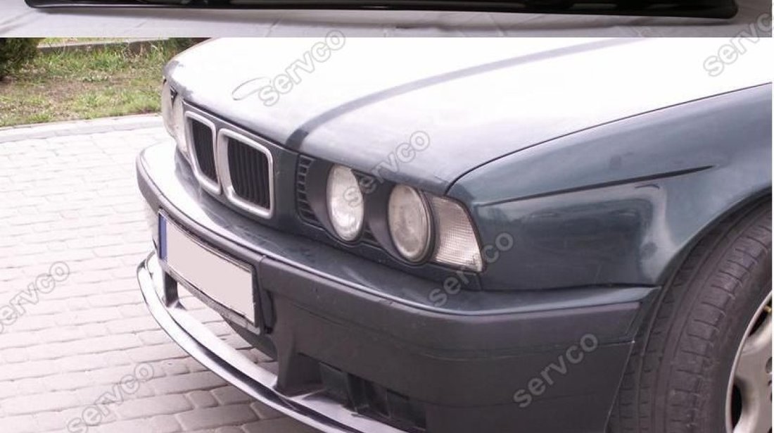 Prelungire lip buza bara fata BMW E34 pachet M tech Aerodynamic v1