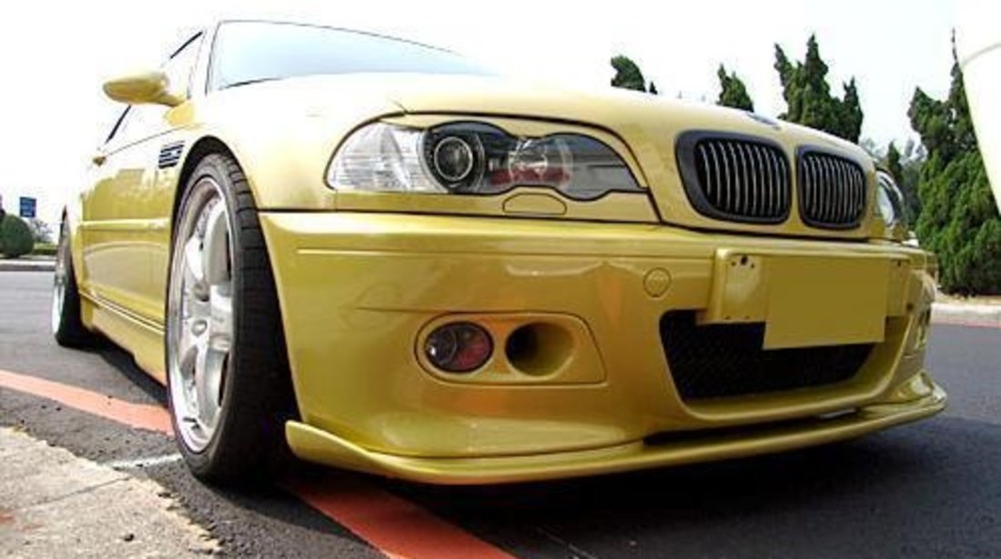 Prelungire lip buza bara fata BMW E46 seria 3 M3 Hamann v2