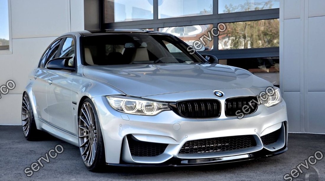 Prelungire lip buza bara fata BMW M3 doar pt bara M3 2014-2019 v1