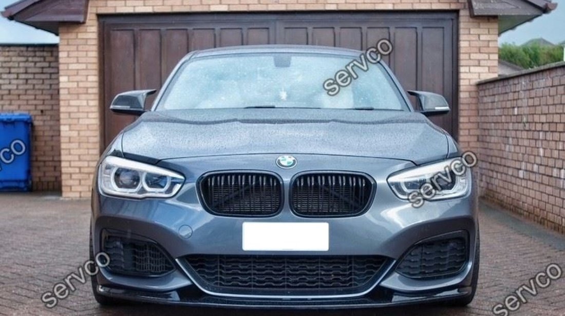 Prelungire lip buza bara fata BMW Seria 1 F20 F21 LCI Facelift pentru Mpachet 2015- v5