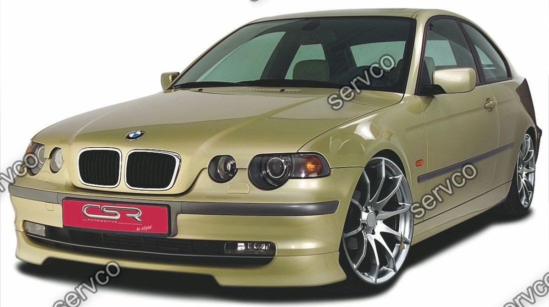 Prelungire lip buza bara fata BMW Seria 3 E46 CSR FA033 2001-2004 v8