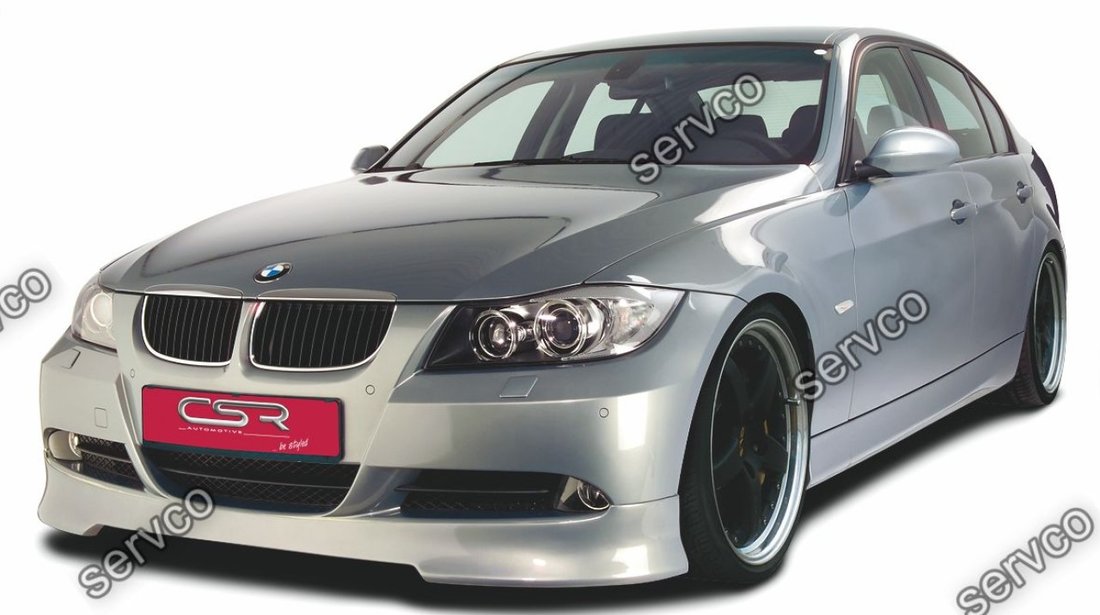 Prelungire lip buza bara fata BMW Seria 3 E90 E91 CSR FA001 2005-2008 v12