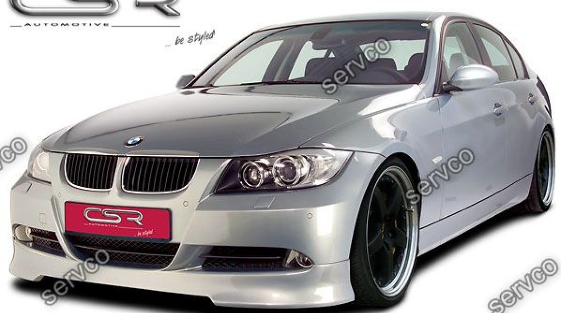 Prelungire lip buza bara fata BMW Seria 3 E90 E91 CSR FA001 2005-2008 v12