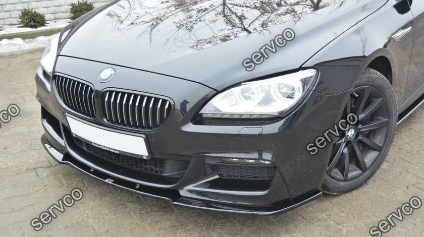 Prelungire lip buza bara fata BMW Seria 6 F06 Gran Coupe M-Pachet 13-19 v1