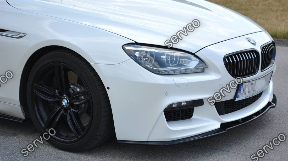 Prelungire lip buza bara fata BMW Seria 6 F06 Gran Coupe M-Pachet 13-19 v1