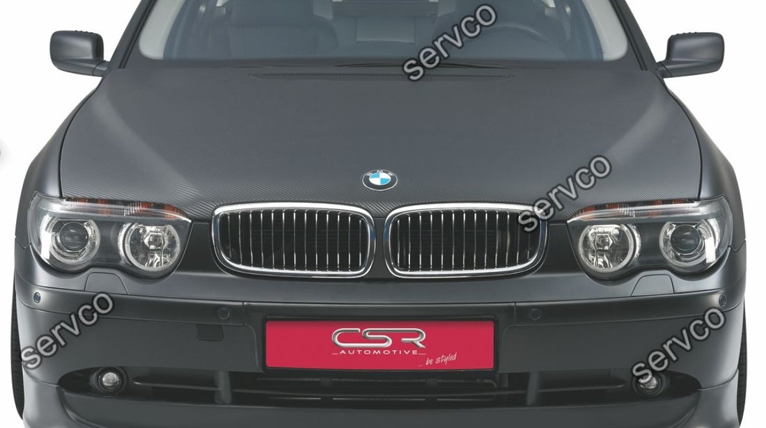Prelungire lip buza bara fata BMW Seria 7 E65 E66 CSR FA028 2001-2005 v1