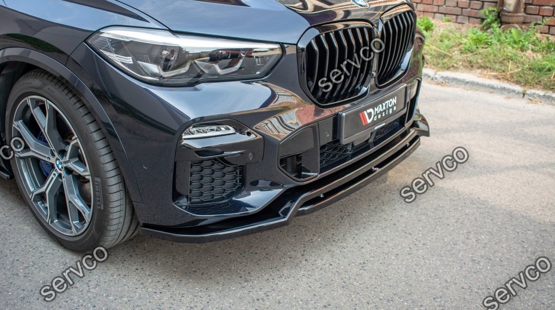 Prelungire lip buza bara fata BMW X5 G05 M-Pack 2018- v1