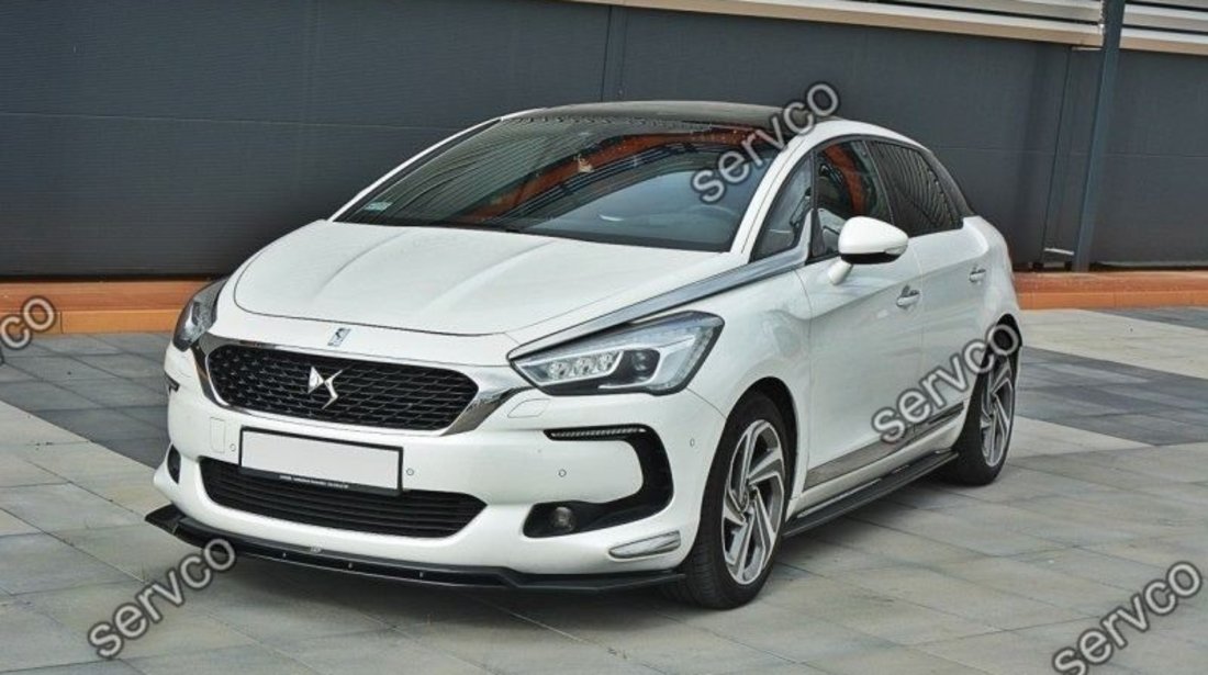 Prelungire lip buza bara fata Citroen DS5 2016-2018 v3