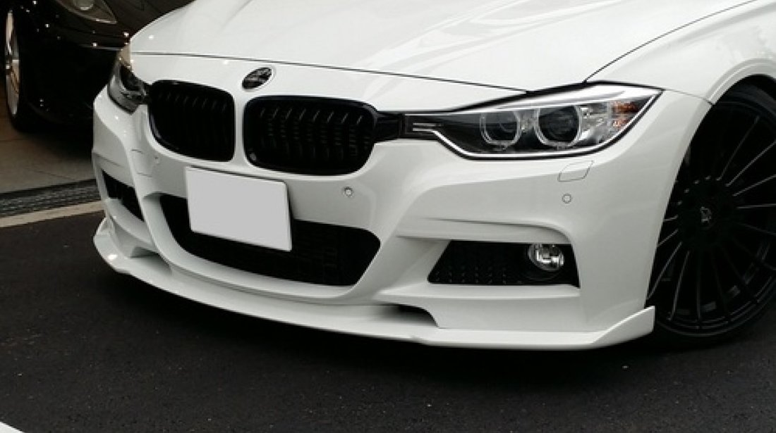 Prelungire lip buza bara fata Hamann BMW F30 Hamann pt bara Mpachet 2012-2016 v1