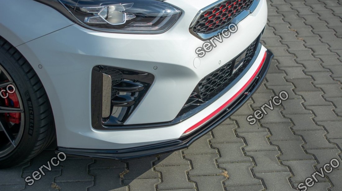 Prelungire lip buza bara fata Kia ProCeed GT Mk3 2018- v1