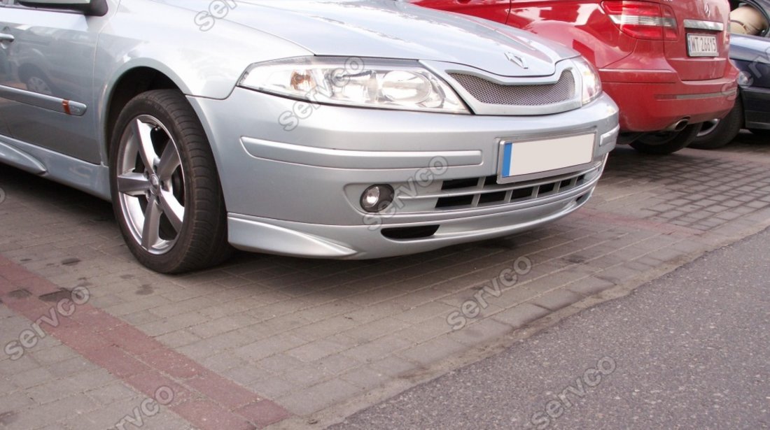 Prelungire lip buza extensie tuning sport bara fata Renault Laguna 2 2000-2005 v1