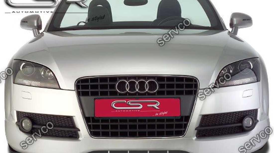 Prelungire lip buza fusta bara fata Audi TT 8J Sline CSR FA070 2006-2014 v2