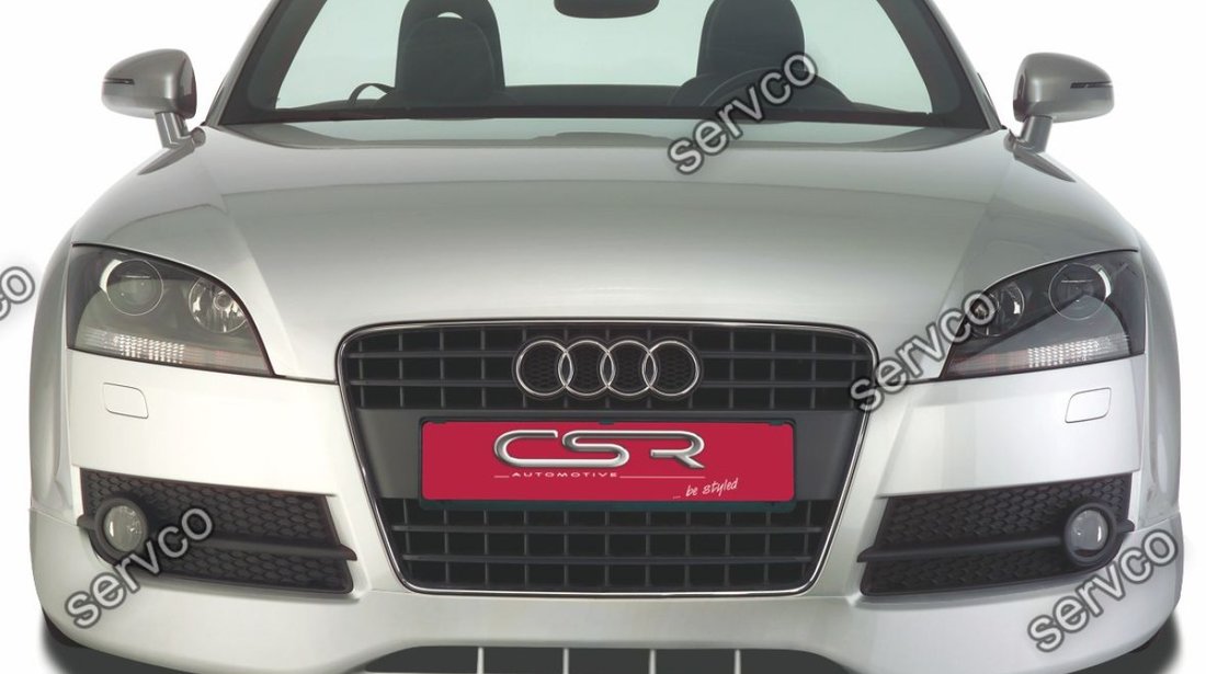 Prelungire lip buza fusta bara fata Audi TT 8J Sline CSR FA070 2006-2014 v2