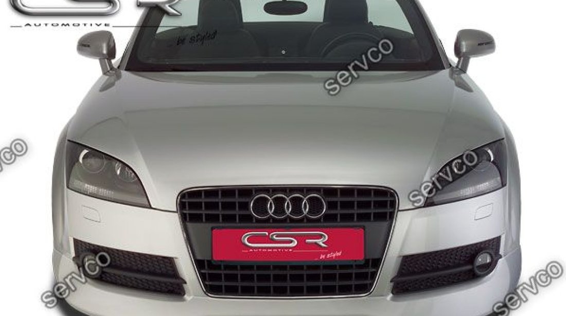 Prelungire lip buza fusta bara fata Audi TT 8J Sline CSR FA070 2006-2014 v2