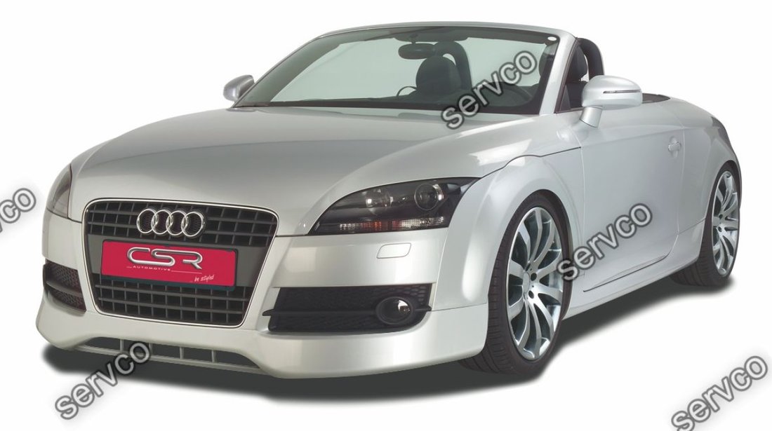 Prelungire lip buza fusta bara fata Audi TT 8J Sline CSR FA070 2006-2014 v2