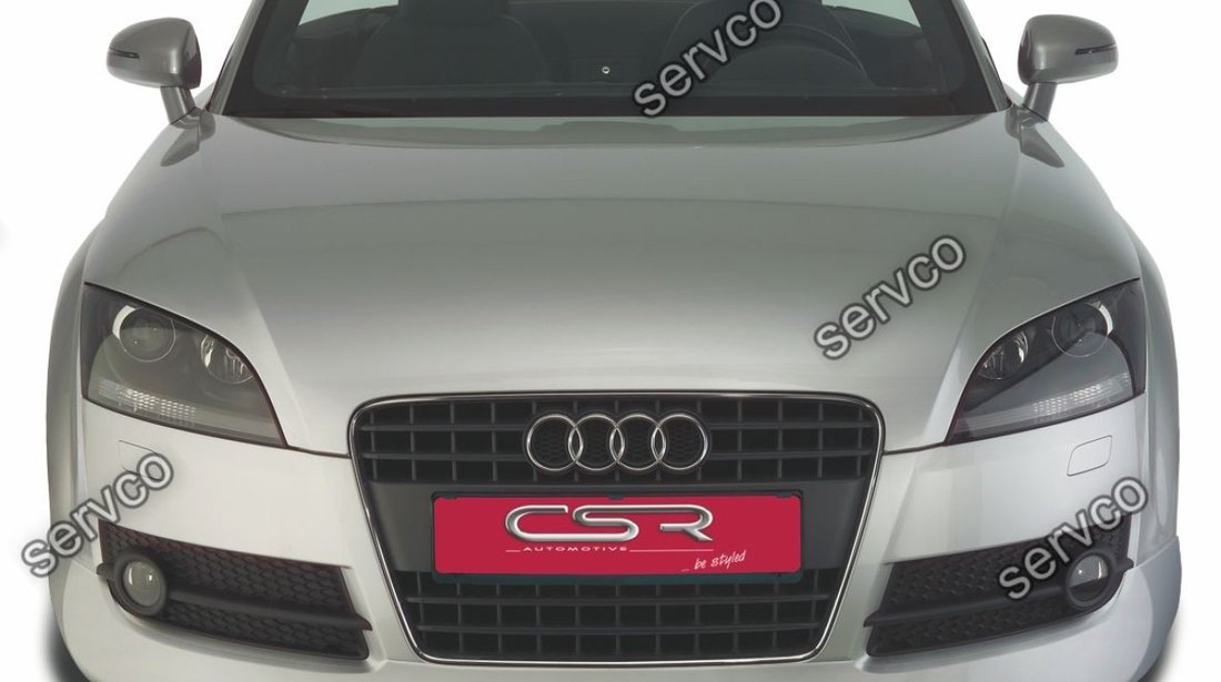 Prelungire lip buza fusta bara fata Audi TT 8J Sline CSR FA070 2006-2014 v2