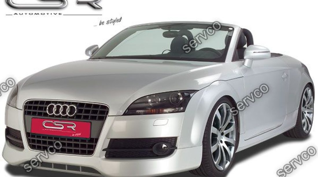 Prelungire lip buza fusta bara fata Audi TT 8J Sline CSR FA070 2006-2014 v2