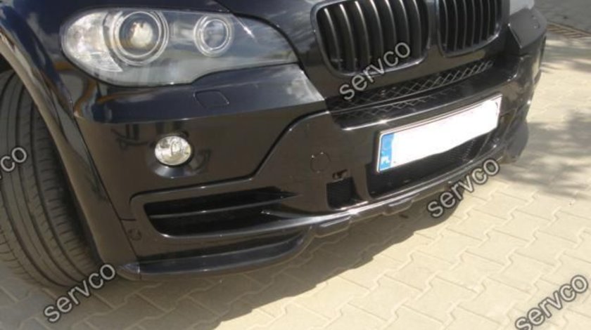 Prelungire lip buza fusta bara fata BMW X5 E70 Hamann 2006-2010 v3