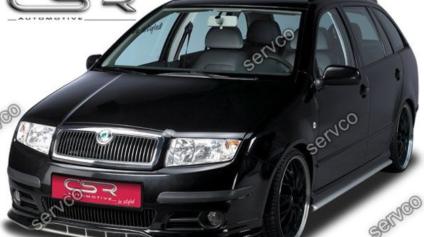 Prelungire lip buza fusta bara fata Skoda Fabia MK2 CSR FA078 2004-2007 v2