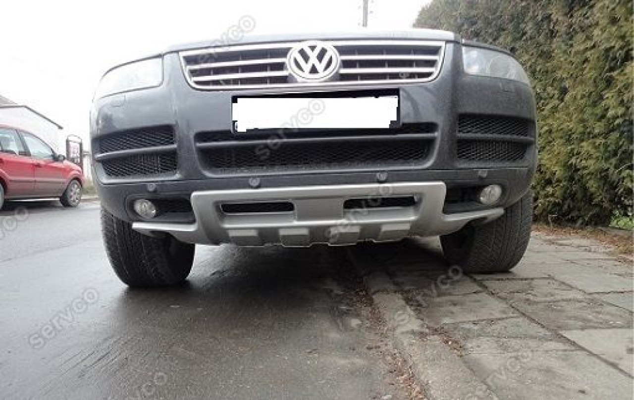 Prelungire lip buza King Kong spoiler bara fata VW Touareg R50 Rline 2002-2006 v1