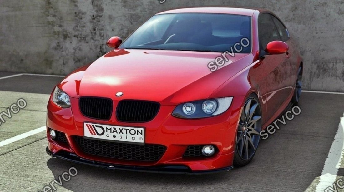 Prelungire lip buza splitter bara fata BMW Seria 3 E92 M-Pachet 2006-2010 v3