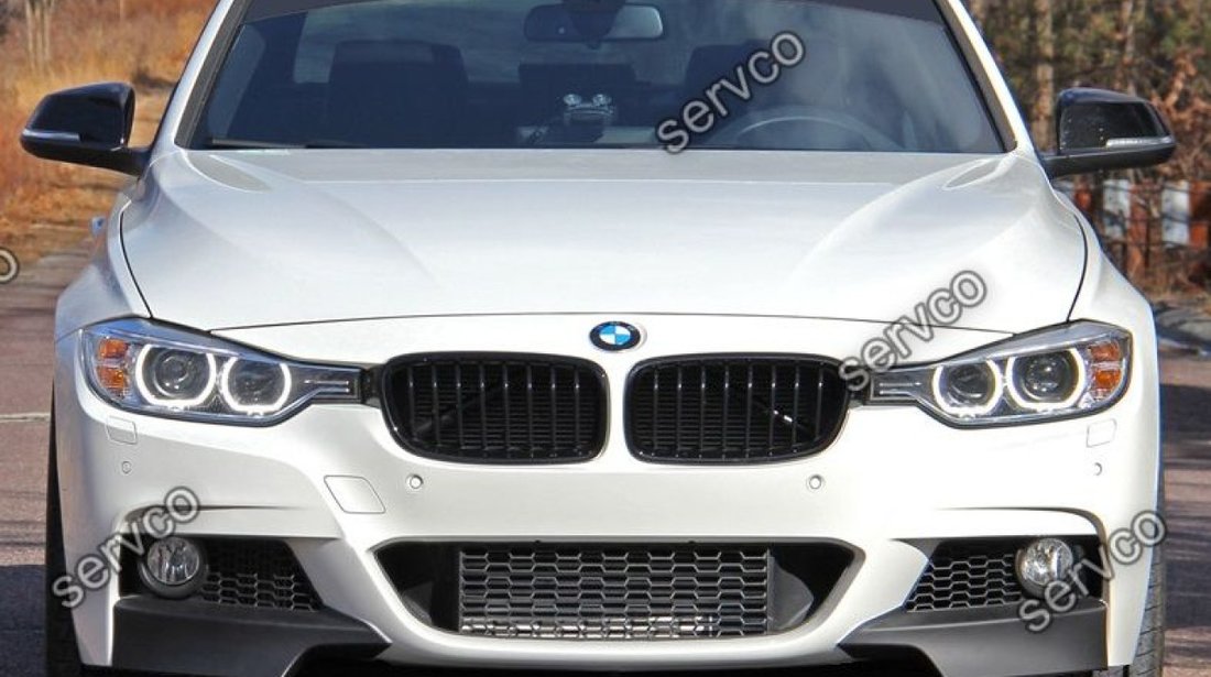 Prelungire lip buza spoiler bara fata M Pachet BMW F30 F31 2012-2016 v3