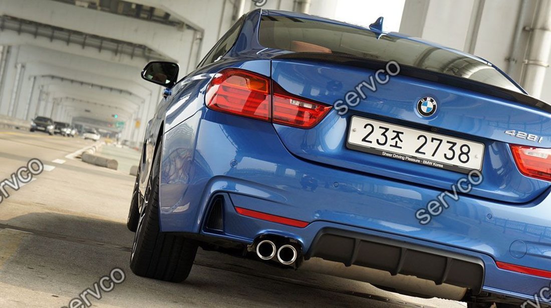 Prelungire lip buza spoiler bara spate BMW F32 Seria 4 420 M performance v1