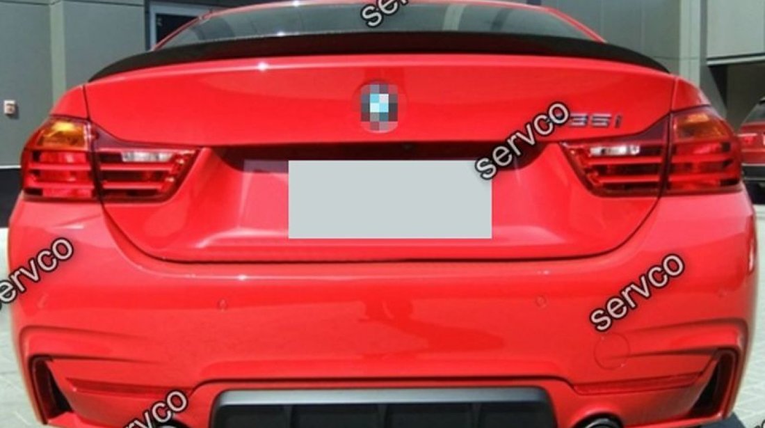 Prelungire lip buza spoiler evcuare bara spate BMW F32 Seria 4 435 430 M performance v2