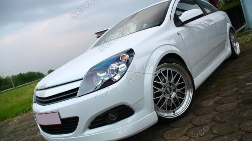 Prelungire lip buza spoiler tuning sport bara fata Opel Astra H GTC Opc Line 2004-2010 v1