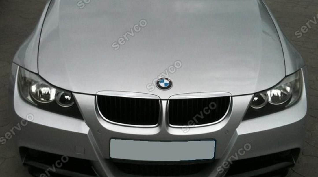 Prelungire lip buza spoiler tuning sport bara fata BMW Seria 3 E90 2005-2009 v3