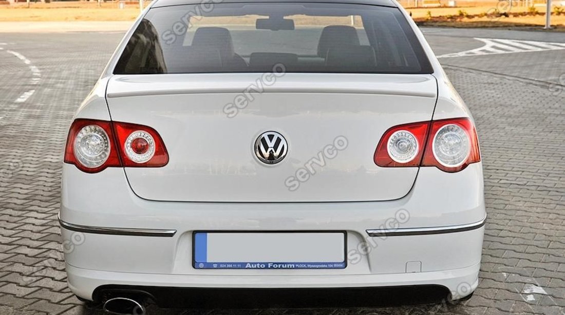 Prelungire lip buza spoiler tuning sport bara spate VW Passat B6 3C Rline Sedan 2005-2010 v1