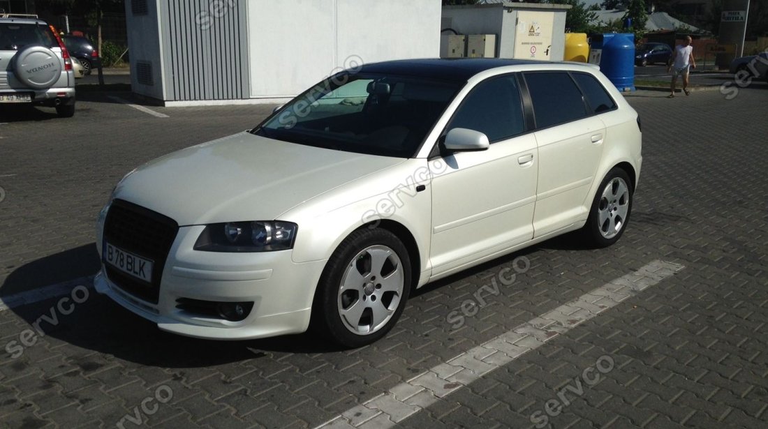 Prelungire lip buza tuning sport bara fata Audi A3 8P Sportback S3 S line RS3 2005-2008 v1