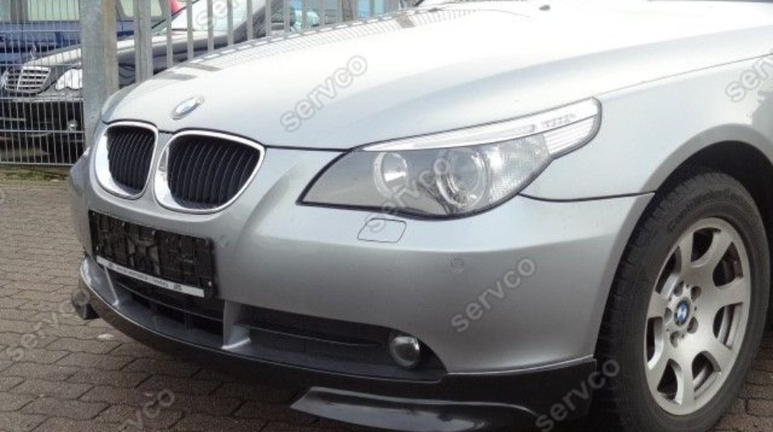 Prelungire lip buza tuning sport bara fata BMW E60 E61 pt bara normala 2003-2007 v2