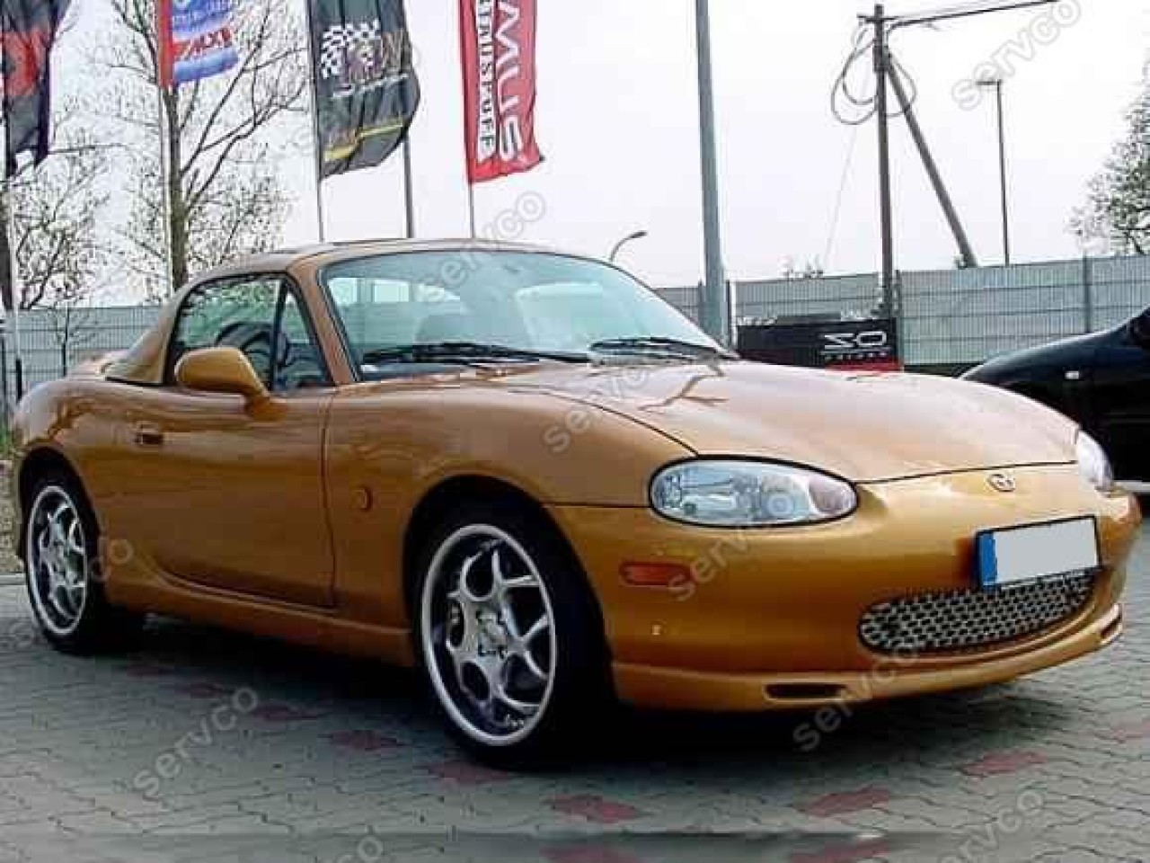 Prelungire lip buza  tuning sport bara fata Mazda Mx5 1997-2001 v1