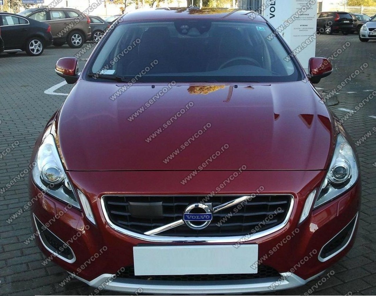 Prelungire lip buza tuning sport bara fata Volvo V60 R 2010-2014 v1