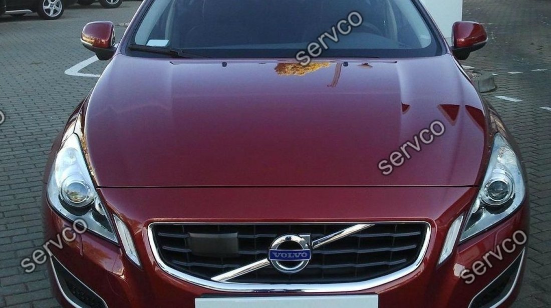 Prelungire lip buza tuning sport bara fata Volvo S60 R design 2010-2014 v1