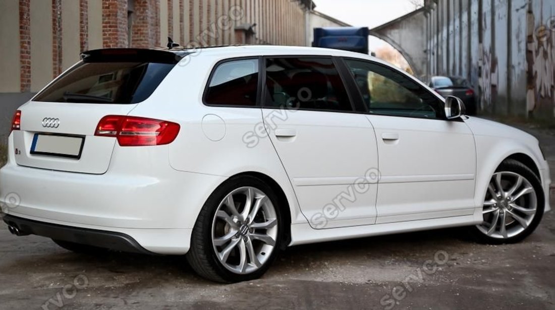 Prelungire lip buza tuning sport bara spate Audi A3 8P Sportback S3 S line 2005-2008 v2