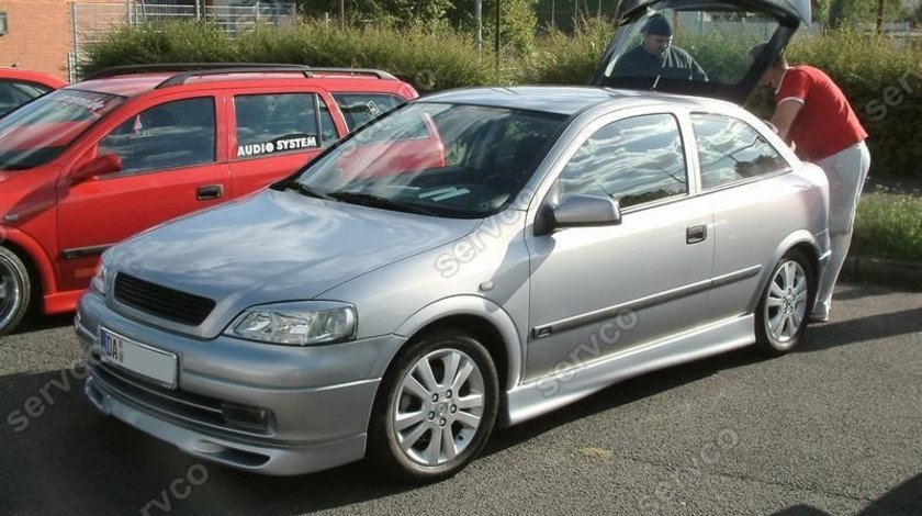 Prelungire lip buza tuning sport spoiler bara fata Opel Astra G 1998-2011 v2