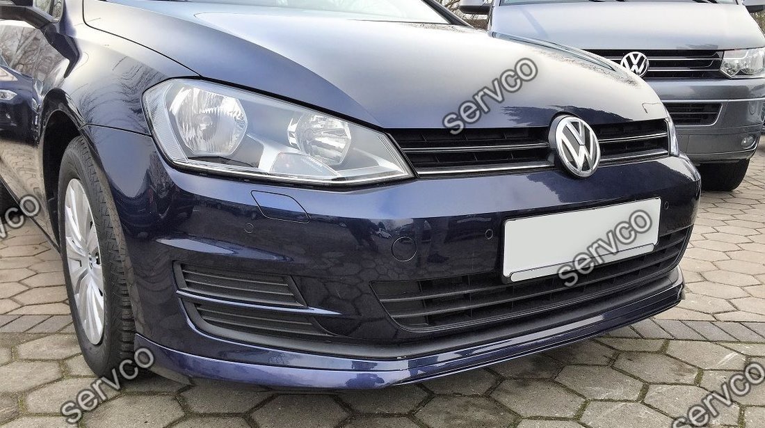 Prelungire lip buza Votex tuning sport bara fata VW Golf 7 Rline 2012-2016 v1