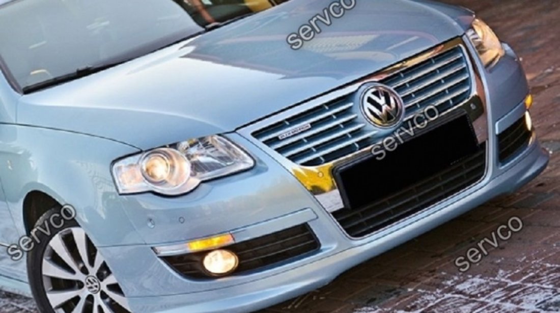 Prelungire lip buza VW spoiler tuning sport bara fata Volkswagen Passat B6 3C Rline 2005-2010 v1