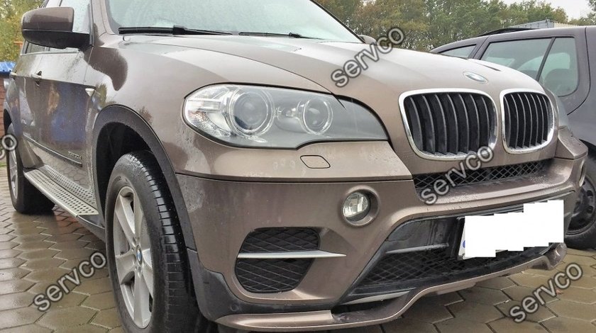 Prelungire lip difuzor bara fata BMW X5 E70 LCI Facelit M Pachet Aero Performance10-13 v2