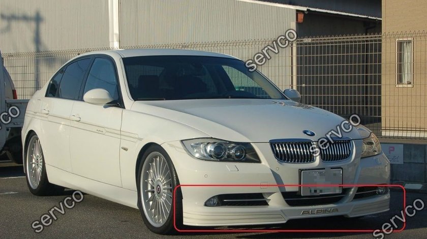 Prelungire lip fusta adaos spoiler bara fata BMW E90 E91 B5 Alpina ver1